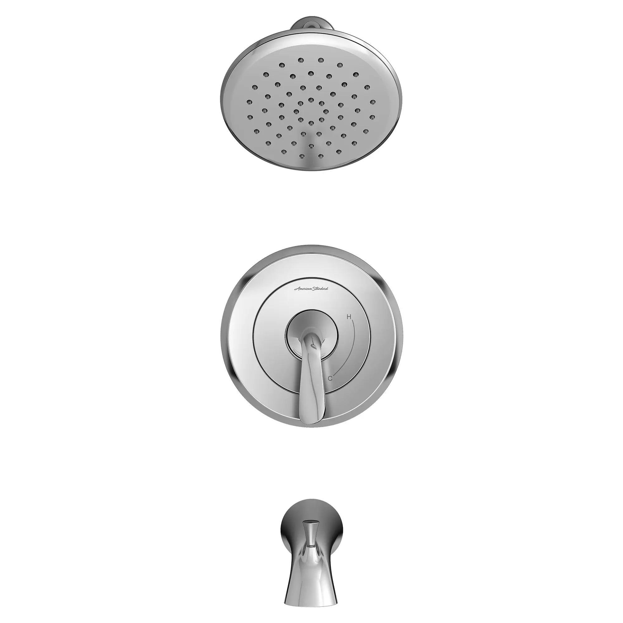 Fluent® 1.8 gpm/6.8 L/min Tub and Shower Trim Kit With Water-Saving Showerhead, Double Ceramic Pressure Balance Cartridge With Lever Handle — image 1